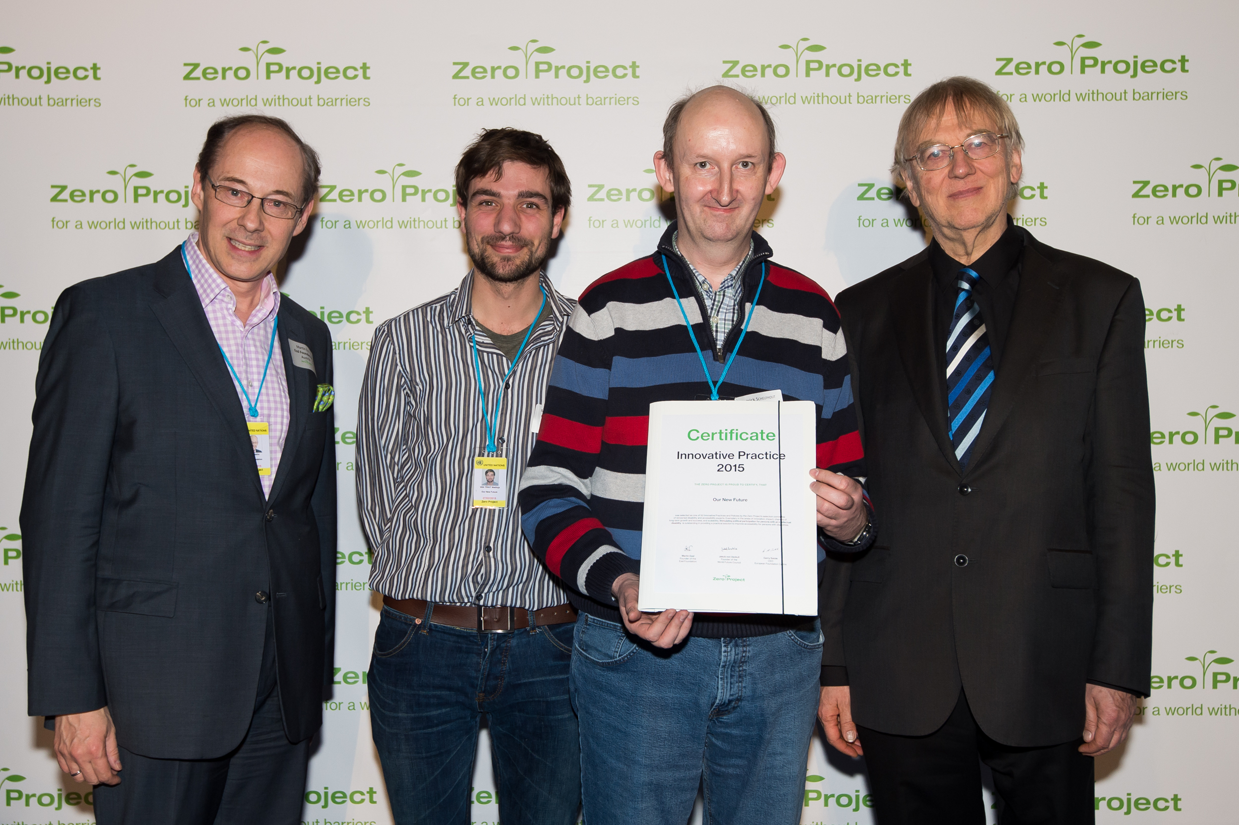 Award van de Zero Project Award / Uno-City